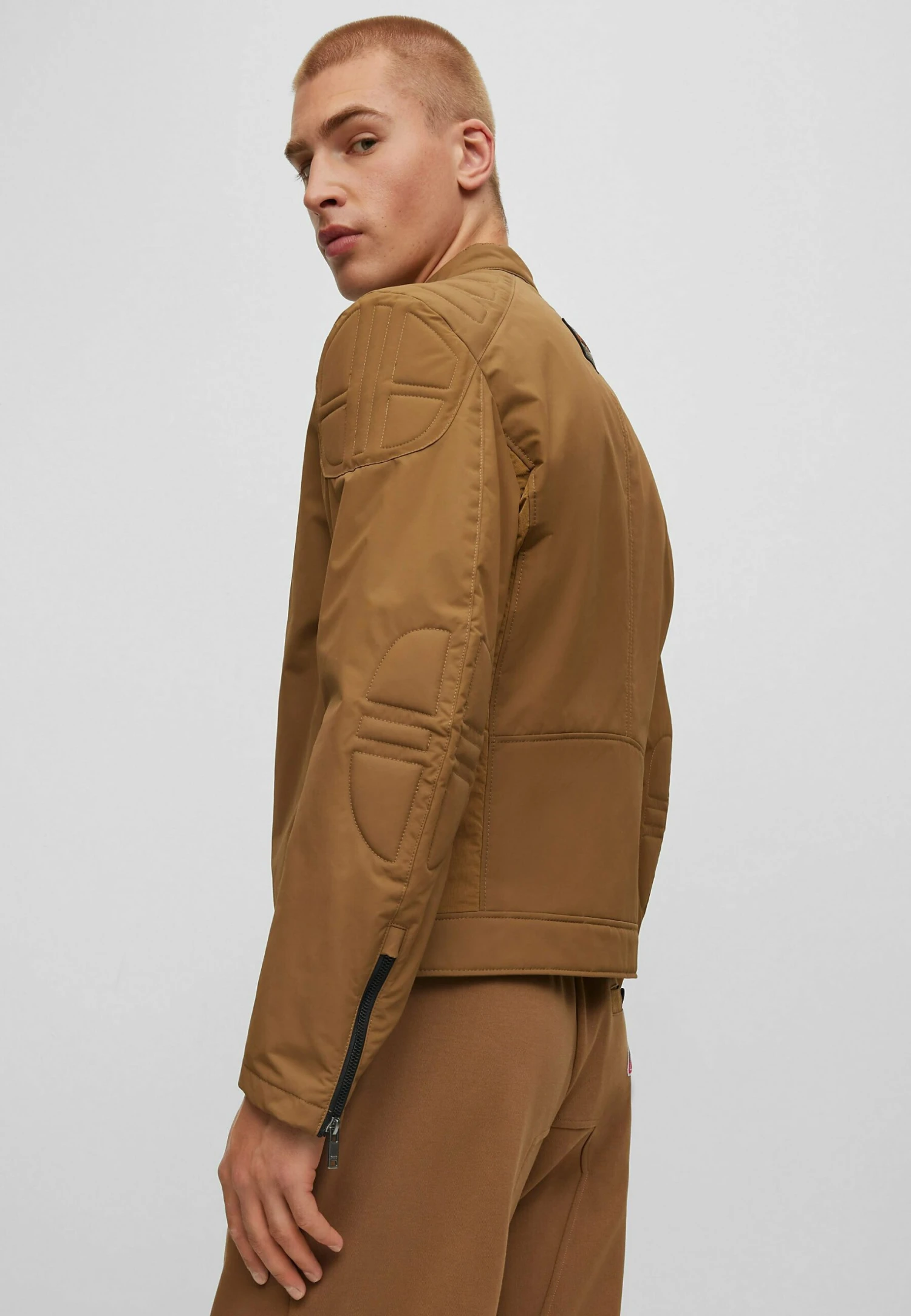 Boss Ocasey - Jas - Open Beige 5 Boss Ocasey - Jas - Open Beige - Afbeelding 5