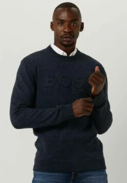 Boss Foccus - Trui - Donkerblauw