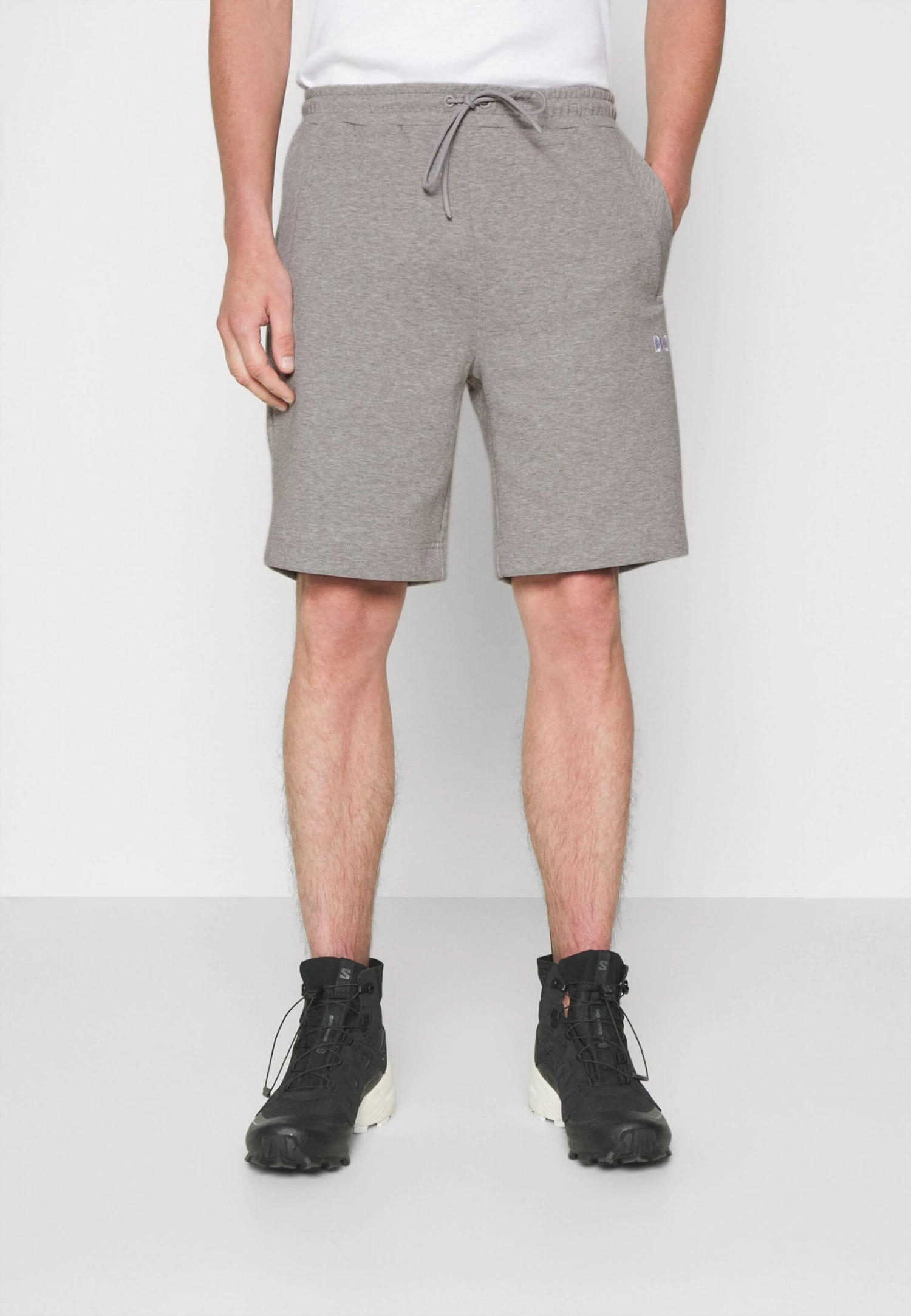 Boss Headlo - Shorts - Light Pastel Grey 1 Boss Headlo - Shorts - Light Pastel Grey