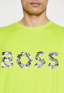 Boss Tee Lotus - T-Shirt Print - Bright Green -Boss bcdc4a0f3f474407873aed2252b1270a