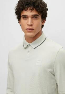 Boss Passertip Long - Poloshirt - Light Grey Six -Boss bd2e14d65466485da05035215ce31e05