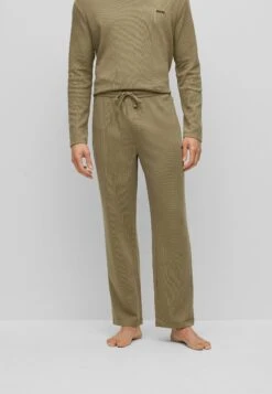 Boss Waffle- Pyjamabroek - Light Green Six