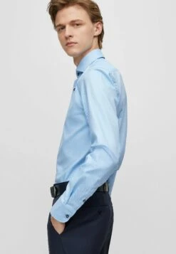 Boss H-Hank-Spread-C6-233 - Zakelijk Overhemd - Light Blue -Boss bf2b6610c060448ab7a72410cd9f4726