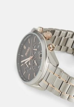 Boss Champion - Chronograaf - Silver-Coloured/Black -Boss c1ba8b8b582341e792ea76a0ac379161