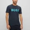 Boss T-Shirt Print - Dark Blue