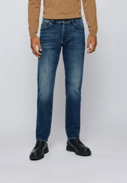 Boss Straight Leg Jeans - Dark Blue