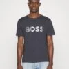 Boss Tee - T-Shirt Print - Dark Blue