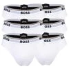 Boss 6Er Pack - 3P Power Stret - Slip - Weiß