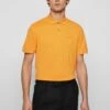Boss Cotton-Piquée Regular Fit Polo - Poloshirt - Orange Five