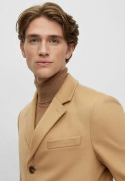 Boss H-Hyde-234 - Mantel - Beige -Boss c8b97858bed24462b5105d0fd31af914