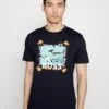 Boss Tee Shark - T-Shirt Print - Dark Blue