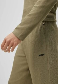 Boss Waffle- Pyjamabroek - Light Green Six -Boss cf80dc8e780342fd87a7c692dbb6ecd3