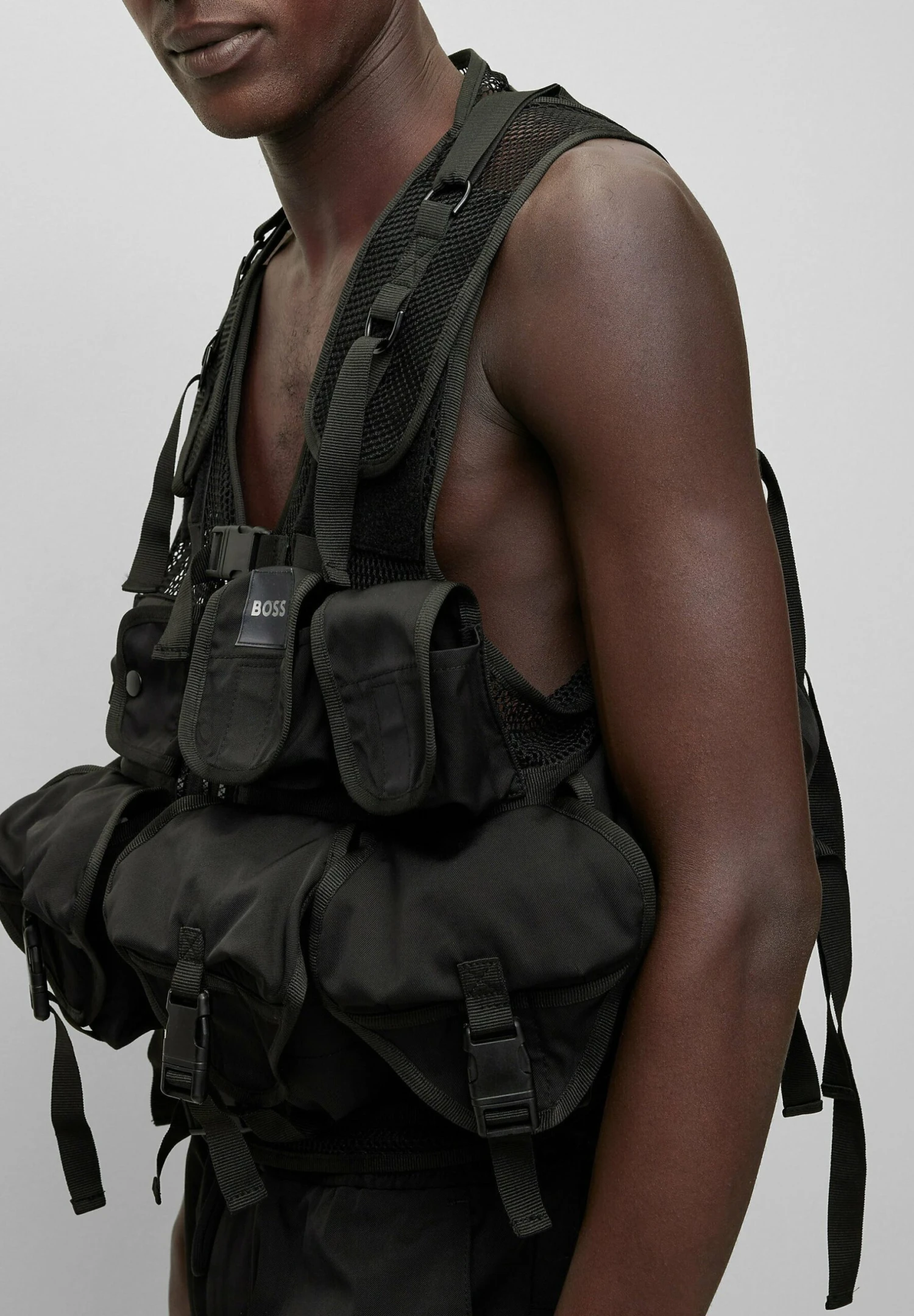 Boss C_Lame_Kb - Bodywarmer - Dark Purple Three 4 Boss C_Lame_Kb - Bodywarmer - Dark Purple Three - Afbeelding 4