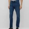 Boss Re Maine Bc P - Straight Leg Jeans - Dark Blue Six