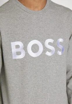 Boss Salbo - Sweater - Light Pastel Grey -Boss dad9abe9a33941efa525040d9a46d7c8