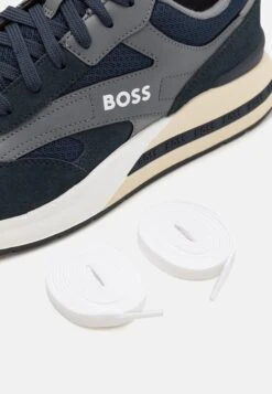Boss Kurt Runn- Sneakers Laag - Dark Blue -Boss db5aeef9da8e4c63b0f6ce79cd481d78
