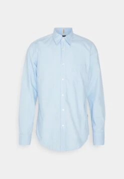 Boss Garment Dyed Popeline Regular Fit Shirt - Zakelijk Overhemd - Open Blue -Boss dbbe3c7200e1410f8cb5016c616683f1