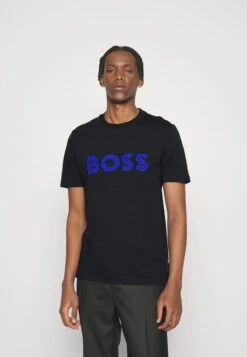 Boss Tiburt - T-Shirt Print - Dark Blue