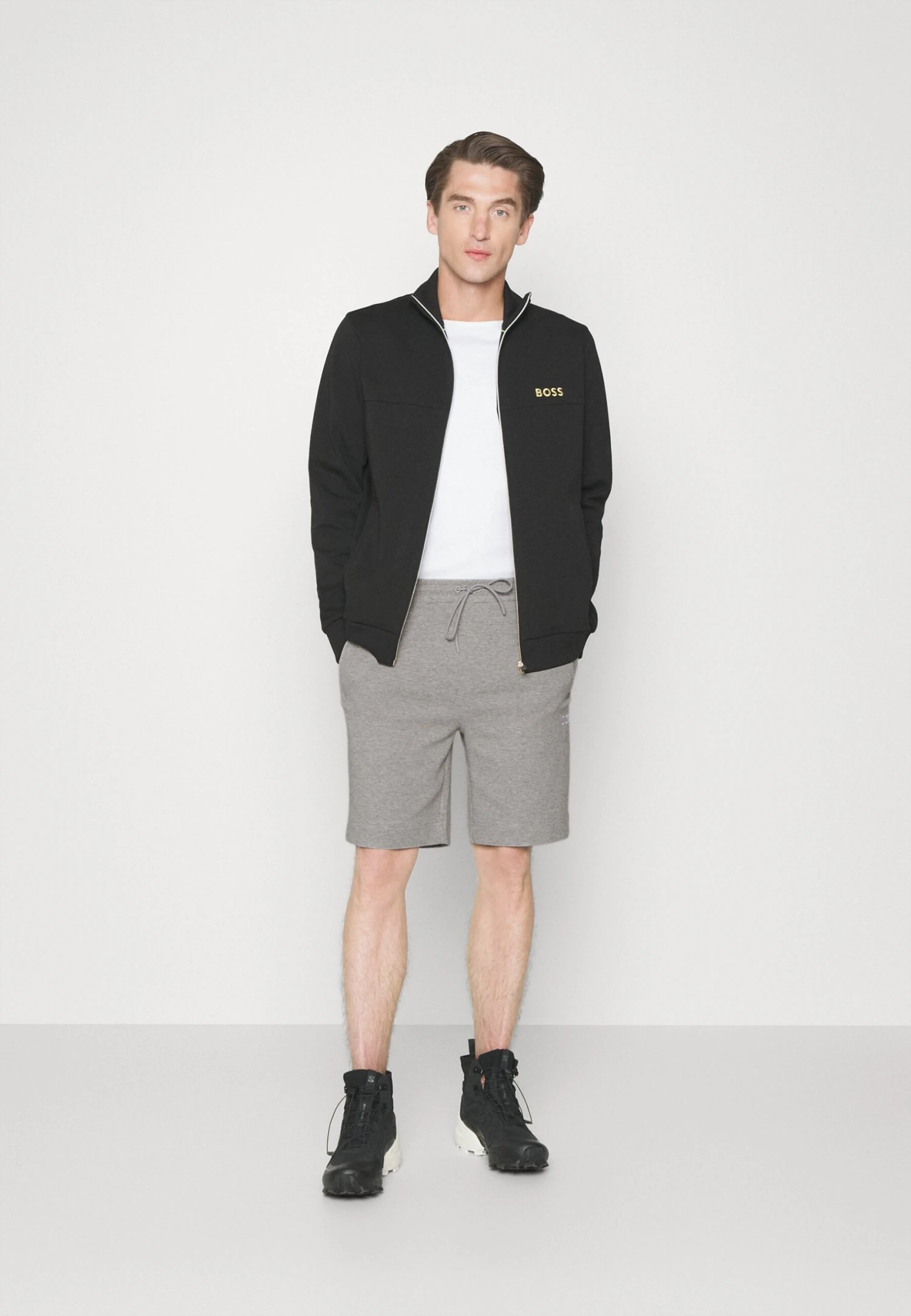 Boss Headlo - Shorts - Light Pastel Grey 2 Boss Headlo - Shorts - Light Pastel Grey - Afbeelding 2