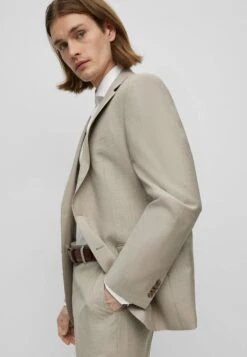 Boss Kostuum - Beige Three -Boss e132ef1e27854432a98f7c3f25bae326