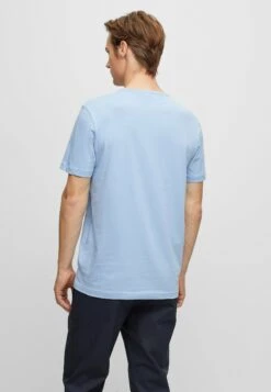 Boss Curved - T-Shirt Basic - Open Blue Thirtyeight -Boss e29d5cc866d0459e9969a18dd225857f