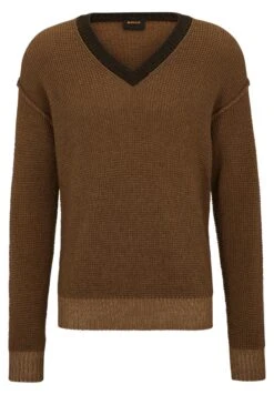 Boss Avone - Trui - Medium Brown -Boss e4ece5ba040c4f8caa2bfe9a0a39316d