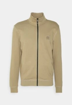 Boss Zestart - Sweater Met Rits - Light/Pastel Green -Boss e61ed6992b624d9eac245dee06593263