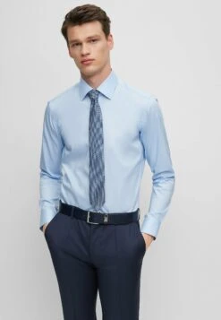 Boss 6Cm Soft Wf223 - Stropdas - Light Blue Two