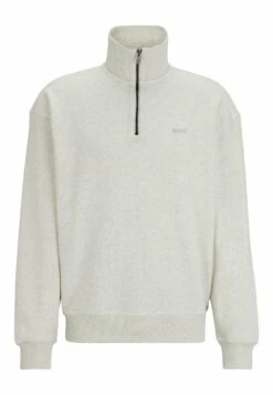 Boss Zeglitchstitch - Sweater - Light Grey Seven