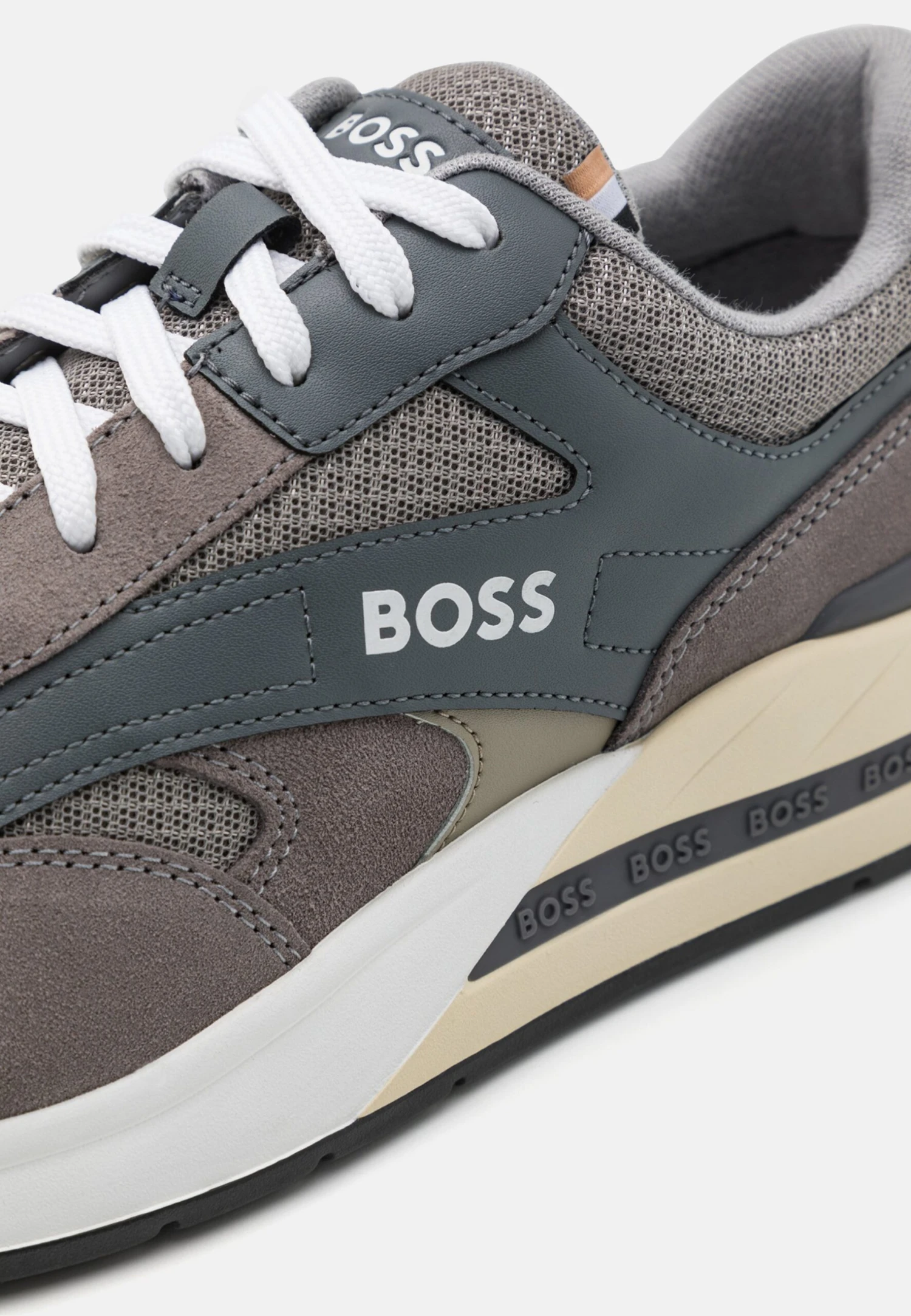Boss Kurt Runn- Sneakers Laag - Grey Three 6 Boss Kurt Runn- Sneakers Laag - Grey Three - Afbeelding 6