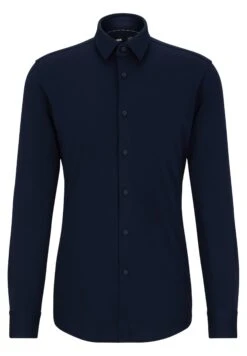 Boss Slim Fit Langarm - Zakelijk Overhemd - Dark Blue -Boss e9a66f3539344c0890e76c30adc1bd91
