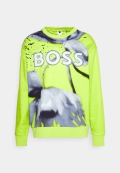 Boss Salbo Lotus - Sweater - Bright Green -Boss ec633ea058db4b4188bde3cd987d72fc