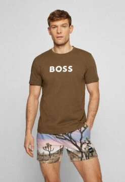 Boss Rn - T-Shirt Print - Dark Green