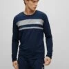 Boss Balance - Pyjamashirt - Dark Blue Three