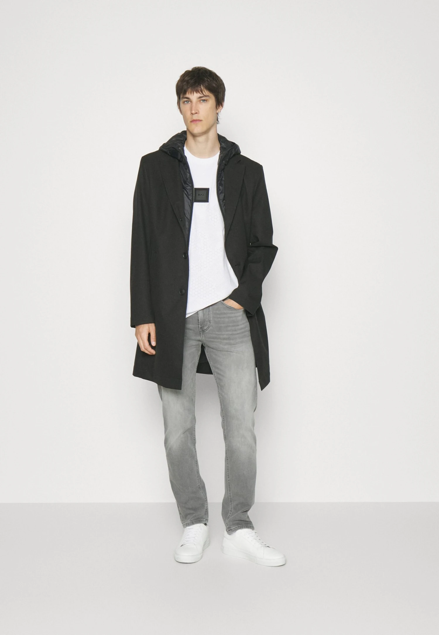 Boss Taber Zip- Jeans Tapered Fit - Medium Grey 2 Boss Taber Zip- Jeans Tapered Fit - Medium Grey - Afbeelding 2