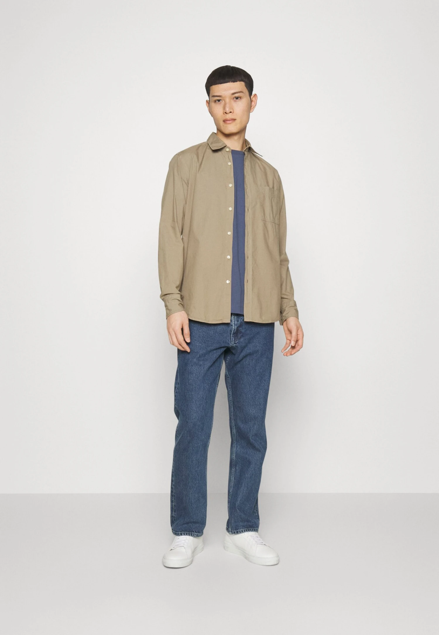 Boss Garment Dyed Popeline Regular Fit Shirt - Zakelijk Overhemd - Light/Pastel Green 2 Boss Garment Dyed Popeline Regular Fit Shirt - Zakelijk Overhemd - Light/Pastel Green - Afbeelding 2