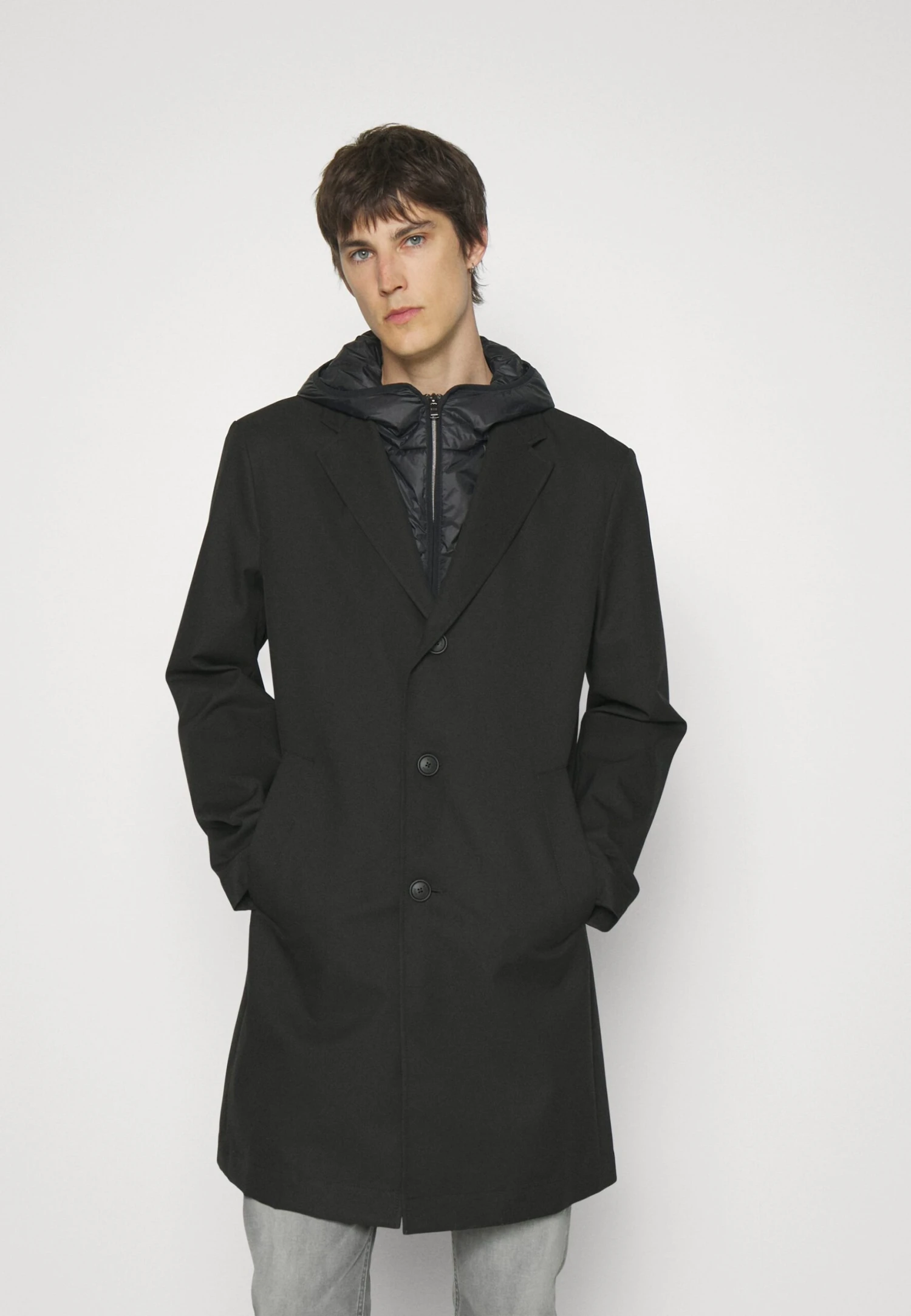 Boss Hyde Hood - Halflange Jas - Black 4 Boss Hyde Hood - Halflange Jas - Black - Afbeelding 4