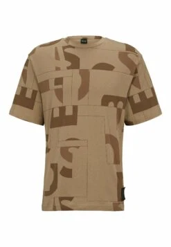 Boss Timono Lotus - T-Shirt Print - Light Green Four -Boss f276e50dfe864897925a99127cb663a3