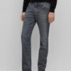 Boss Maine - Straight Leg Jeans - Grey