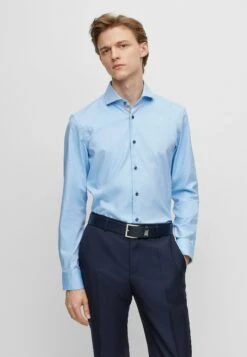 Boss H-Hank-Spread-C6-233 - Zakelijk Overhemd - Light Blue