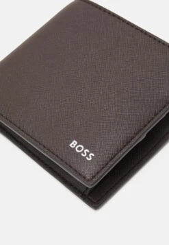 Boss Zair Coin Unisex - Portemonnee - Dark Brown -Boss f81a7cfab3f44100bec93f91f89ccdfb