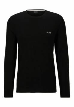 Boss Waffle Ls - Pyjamashirt - Black Two -Boss f9e95999dfd340d2a9c58f2182b3b963