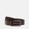 Boss Calis Logo- Riem - Dark Brown