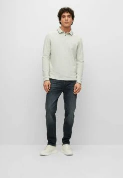 Boss Passertip Long - Poloshirt - Light Grey Six -Boss fbb01f09e60d4930b96be76c04a627a4