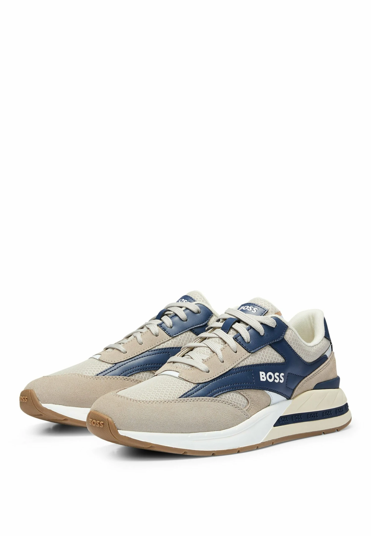 Boss Kurt Runn- Sneakers Laag - Open Beige Four 2 Boss Kurt Runn- Sneakers Laag - Open Beige Four - Afbeelding 2